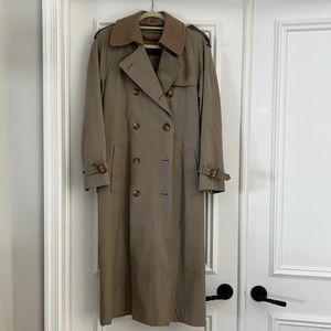 Brooks Brothers Men’s Trench coat with zippered detachable wool lining size 44